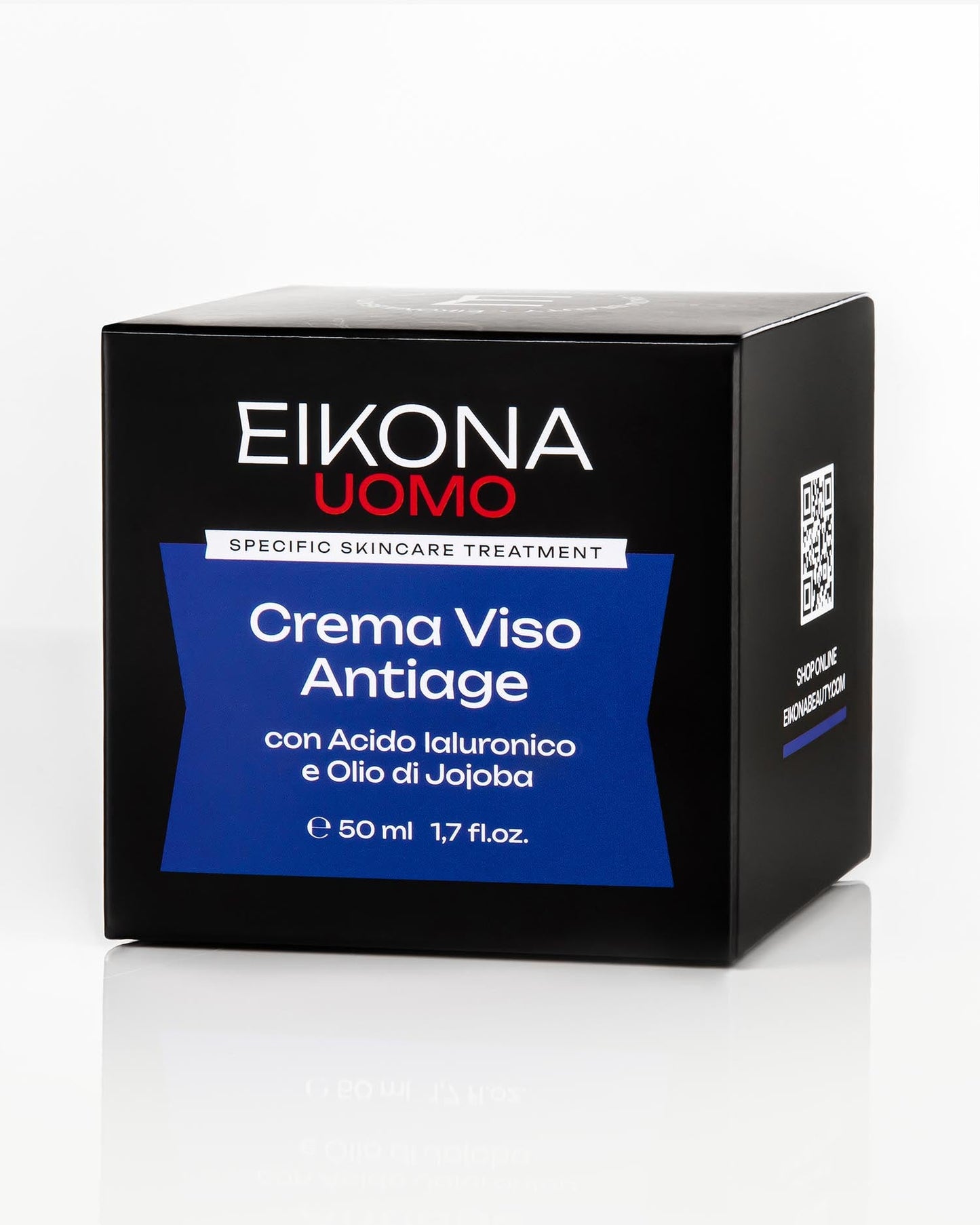 EIKONA UOMO CREMA VISO ANTIAGE ACIDO JALURONICO E JOJOBA 50 ML