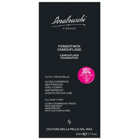 DORABRUSCHI FONDOTINTA ULTRA COPRENTE CAMOUFLAGE 1 50 ML