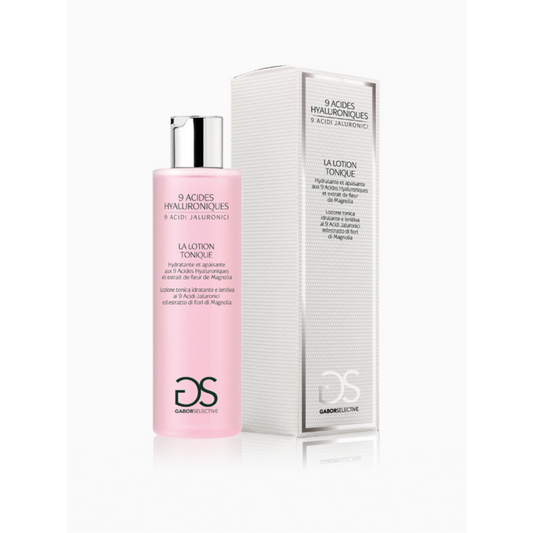 GABOR COSMETICS - 9 ACIDI IALURONICI -  La Lotion Tonique Lozione tonica idratante e lenitiva senza alcol – 200 ml