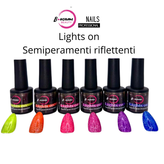 B.USAMI NAILS PROFESSIONAL - Light on semipermanenti 7 ml riflettenti