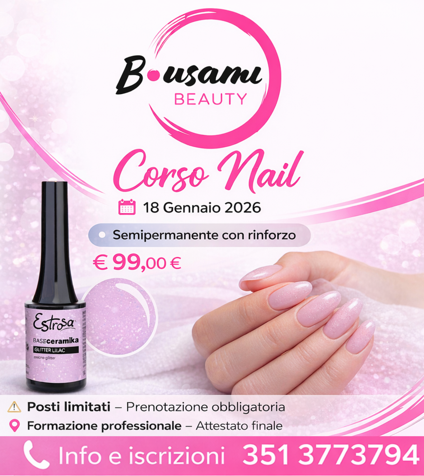 CORSO | Semipermanente con rinforzo | ESTROSA