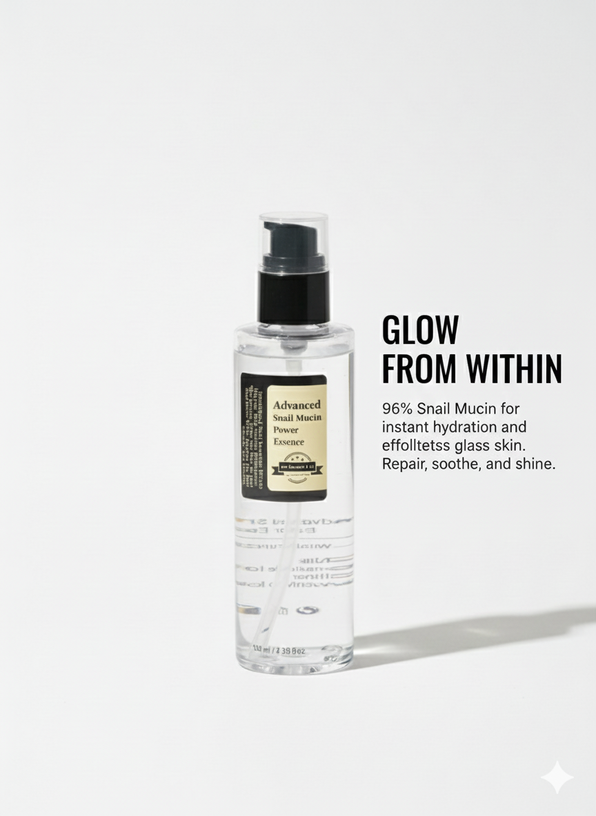 Snail Mucin power essential, moisturizing serum