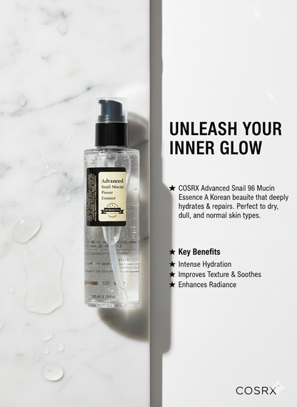 Snail Mucin power essential, moisturizing serum