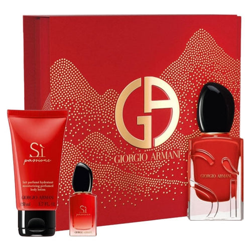 ARMANI SI PASSIONE COFANETTO EDP 50 ML + EDP 7 ML + BODY LOTION