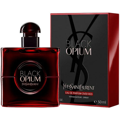 YVES SAINT LAURENT BLACK OPIUM EAU DE PARFUM OVER RED 50 ML